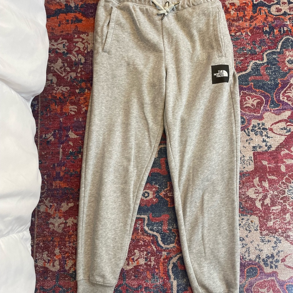 Gray women’s north face joggers